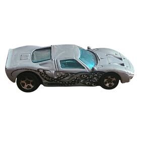 HOT WHEELS Ford GT-40 | Light Blue Car  Octopus  1999 Mattel